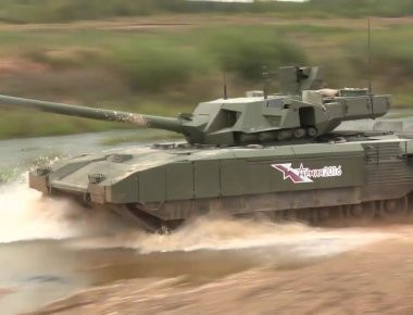 Το T-14 Armata σφυροκοπεί στόχους σε πεδίο βολής (βίντεο)